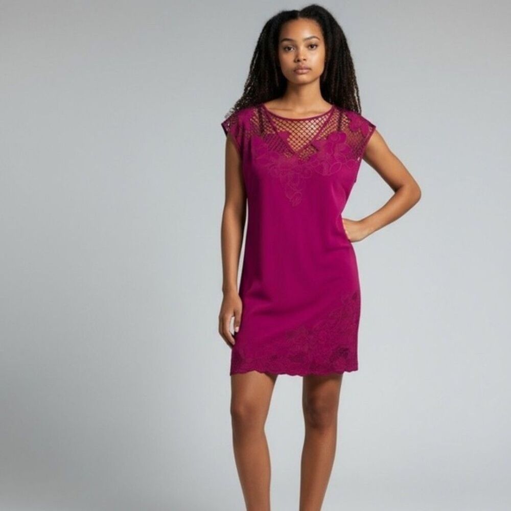 Vintage Magenta Cynthia Vincent dress